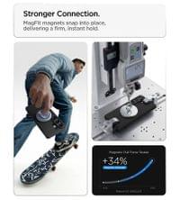 Magsafe Калъф за Samsung S26 Ultra, Spigen Liquid Air Mag Fit Matte Black Case, Черен - 14