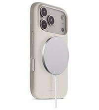 Magsafe Силиконов Калъф за iPhone 17 Pro, Crong Color Cover Magnetic Case, Бежов - 1