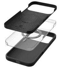 Magsafe Силиконов Калъф за iPhone 17 Pro, Crong Color Cover Magnetic Case, Бежов - 3 Magsafe Силиконов Калъф за iPhone 17 Pro, Crong Color Cover Magnetic Case, Бежов - 3
