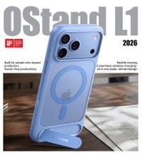 Magsafe Калъф за iPhone 18 Pro Max/ 17 Pro Max, Torras Ostand L1 Guardian Mag Case, Син - 4 Magsafe Калъф за iPhone 18 Pro Max/ 17 Pro Max, Torras Ostand L1 Guardian Mag Case, Син - 4