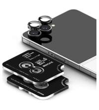 Протектор за Камера за Samsung Flip 8, Ringke Cam Lens Frame Glass 2бр., Черен - 2
