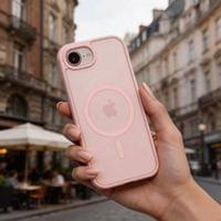 Magsafe Калъф за iPhone 17e/ 16e, Tech-Protect BasicMag Matte Case, Розов - 4