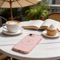 Magsafe Калъф за iPhone 17e/ 16e, Tech-Protect BasicMag Matte Case, Розов - 7