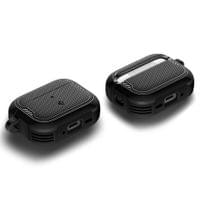 Противоударен Калъф за Apple Airpods Pro 3, Spigen Core Armor Case, Черен - 8
