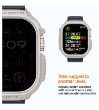 Противоударен Калъф за Apple Watch Ultra 1/ 2/ 3/ 4, Spigen Rugged Armor Case, Бежов - 3 Противоударен Калъф за Apple Watch Ultra 1/ 2/ 3/ 4, Spigen Rugged Armor Case, Бежов - 3