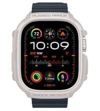 Противоударен Калъф за Apple Watch Ultra 1/ 2/ 3/ 4, Spigen Rugged Armor Case, Бежов - 13 Противоударен Калъф за Apple Watch Ultra 1/ 2/ 3/ 4, Spigen Rugged Armor Case, Бежов - 13