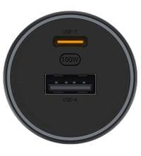 Оригинално Зарядно за Кола, Xiaomi USB-C/USB-A 100W CC07ZM, Черен - 3