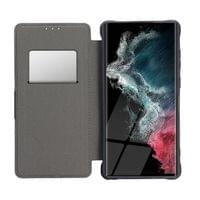 Противоударен Калъф за Samsung S23 Ultra, Razor Book Case, Черен - 4