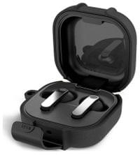 Силиконов Калъф за Samsung Galaxy Buds 4 Pro/ 4, Tech-Protect Slim Hook Case, Черен - 1