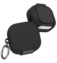 Силиконов Калъф за Samsung Galaxy Buds 4 Pro/ 4, Tech-Protect Slim Hook Case, Черен - 3