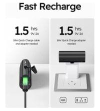 Външна батерия, Veger PlugOn USB-C 5000mAh 20W, Черен - 9