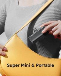 Външна батерия, Veger PlugOn USB-C 5000mAh 20W, Черен - 10