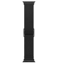 Текстилна Каишка за Apple Watch Ultra/ 12/ 11/ 10/ 9/ 8/ SE, Spigen Fit Lite Band, Черен - 5