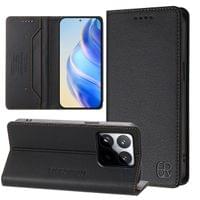 Кожен Калъф с Джобове за Xiaomi 15T, Rfid Wallet Case, Черен - 2