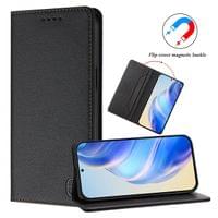 Кожен Калъф с Джобове за Xiaomi 15T, Rfid Wallet Case, Черен - 5