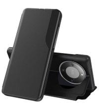 Активен Калъф за Honor Magic 8 Lite, View Window Leather Case, Черен - 1