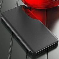 Активен Калъф за Honor Magic 8 Lite, View Window Leather Case, Черен - 3