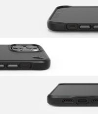 Противоударен Силиконов Калъф за iPhone 12 Pro Max, Ringke Onyx Case, Черен - 2
