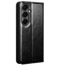 Кожен Калъф за Samsung S26, Qialino Book Case, Черен - 3