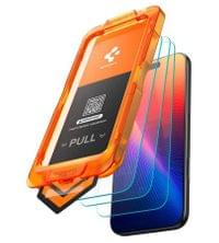 Стъклен Протектор за iPhone 18 Pro Max/ 17 Pro Max, Spigen Align Master Slim Glas.tR 3бр., Прозрачен - 4