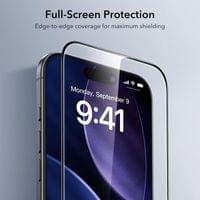 Протектор за iPhone Air, ESR Ultrafit Armorite Glass 2бр., Прозрачен - 5