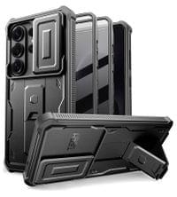 Противоударен Калъф 360 за Samsung S26 Ultra, Tech-Protect Kevlar Cam+ 2-Set Case, Черен - 1