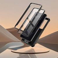 Противоударен Калъф 360 за Samsung S26 Ultra, Tech-Protect Kevlar Cam+ 2-Set Case, Черен - 4