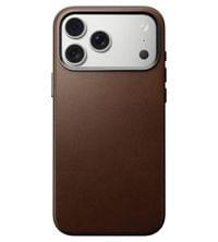 Magsafe Кожен Калъф за iPhone 17 Pro Max, Nomad Traditional Leather Case, Кафяв - 1