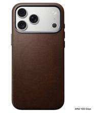 Magsafe Кожен Калъф за iPhone 17 Pro Max, Nomad Traditional Leather Case, Кафяв - 4