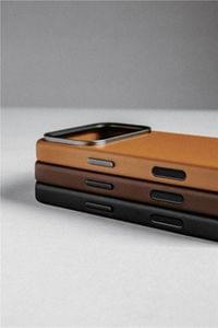 Magsafe Кожен Калъф за iPhone 17 Pro Max, Nomad Traditional Leather Case, Кафяв - 7