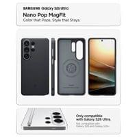 Magsafe Калъф за Samsung S26 Ultra, Spigen Nano Pop Case, Черен - 7 Magsafe Калъф за Samsung S26 Ultra, Spigen Nano Pop Case, Черен - 7