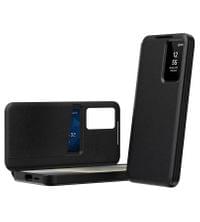Активен Калъф за Samsung S23 Ultra, Smart Wallet Book Case, Черен - 9