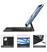Калъф с Клавиатура и Тъчпад за iPad Air 11 M4-M3-M2/10.9, Tech-Protect Magnetic Keyboard Case, Черен - 7 Калъф с Клавиатура и Тъчпад за iPad Air 11 M4-M3-M2/10.9, Tech-Protect Magnetic Keyboard Case, Черен - 7