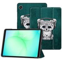 Защитен Калъф за Samsung Tab A11/ A9 8.7&amp;quot;, Tech-Protect Trifold Sad Cat Case, Зелен - 1