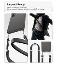 Противоударен Калъф за Samsung S26 Plus, Spigen Liquid Air Marble Gray Case, Сив - 9