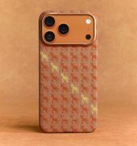 Magsafe Калъф за iPhone 17 Pro Max, Pitaka Edge Happiness Rides Case Amber, Оранжев - 2