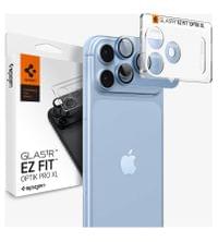 Протектор за Камерата на iPhone 18 Pro, Spigen EZ Fit Optik Pro XL Glas.tR, Син - 1