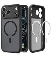 Magsafe Калъф за iPhone 18 Pro/ 17 Pro, Spigen Ultra Hybrid Frost Mag Fit Case, Черен - 2 Magsafe Калъф за iPhone 18 Pro/ 17 Pro, Spigen Ultra Hybrid Frost Mag Fit Case, Черен - 2