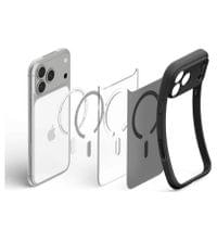 Magsafe Калъф за iPhone 18 Pro/ 17 Pro, Spigen Ultra Hybrid Frost Mag Fit Case, Черен - 4 Magsafe Калъф за iPhone 18 Pro/ 17 Pro, Spigen Ultra Hybrid Frost Mag Fit Case, Черен - 4