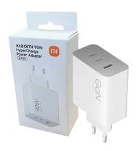Оригинално Зарядно Xiaomi 90W HyperCharge Power Adapter (3-port) MDY-19-EK, Бял - 2