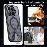 Magsafe Калъф за Xiaomi 17T Pro, GKK Kickstand Magnetic Vent Case, Черен - 5