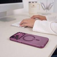 Magsafe Твърд Калъф за iPhone 18 Pro/ 17 Pro, Tech-Protect Magzero Case, Бордо - 5 Magsafe Твърд Калъф за iPhone 18 Pro/ 17 Pro, Tech-Protect Magzero Case, Бордо - 5
