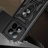 Калъф с Предпазител за Камера и Стойка за Xiaomi Poco M8 Pro, Tech-Protect CamShield Pro Case, Черен - 2