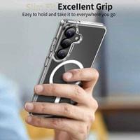 Magsafe Калъф за Samsung S26 Plus, Tech-Protect Hybrid FlexAir Clear Case, Прозрачен - 6