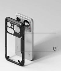 Противоударен Калъф за Notning Phone 4A Pro, Ringke Fusion X Case, Черен - 3