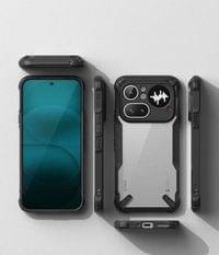 Противоударен Калъф за Notning Phone 4A Pro, Ringke Fusion X Case, Черен - 4