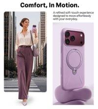 Magsafe Калъф за iPhone 18 Pro Max/ 17 Pro Max, Torras QPRO Silicone Mag Case, Лилав - 2