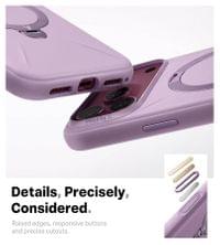 Magsafe Калъф за iPhone 18 Pro Max/ 17 Pro Max, Torras QPRO Silicone Mag Case, Лилав - 3