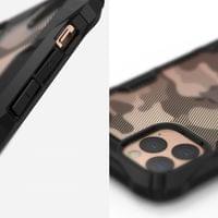 Противоударен Хибриден Калъф за iPhone 11 Pro Max, Ringke Fusion X Camouflage Case, Черен - 4