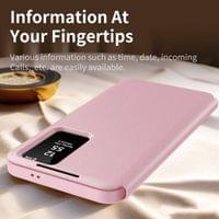 Активен Калъф за Samsung S26 FE, Techsuit SmartView Book Case, Розов - 3